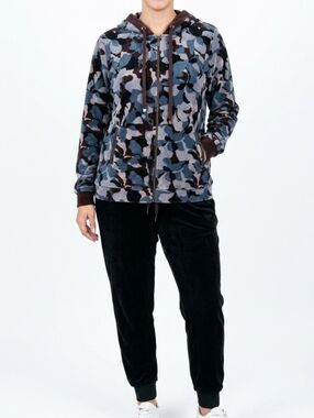 Punt Roma Velour Camo Tracksuit – 2-Piece Set